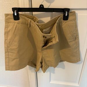 a.n.a Tan Cargo Shorts Casual Cotton Blend